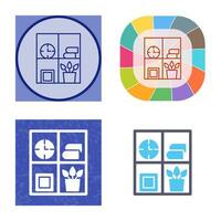 Bookshelf Vector Icon