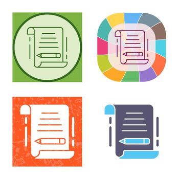 Write Vector Icon