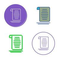 Document Vector Icon