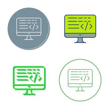 Coding Vector Icon