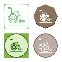 Wheel Chair Vector Icon