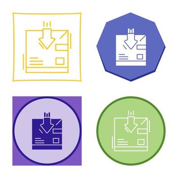 icono de vector de retorno