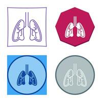 Lungs Vector Icon