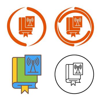 icono de vector inalámbrico