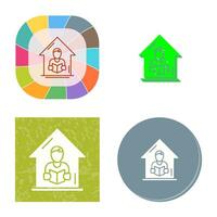 Home Learning Vector Icon