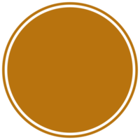 Brown round background for text. Create posts, stories, headlines, highlights. Transparent PNG Clipart