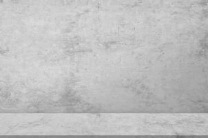 Background Studio White Concrete Wall Texture with Shadow on Background, Empty Grey Cement Room Display with Rough Surface on Floor,Backdrop banner for Cosmetic Product presentation,Sale,Promotion photo