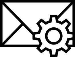 Gear setting symbol icon vector image. Illustration of the industrial wheel mechine mechanism design image