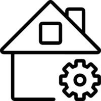 Gear setting symbol icon vector image. Illustration of the industrial wheel mechine mechanism design image