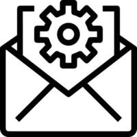 Gear setting symbol icon vector image. Illustration of the industrial wheel mechine mechanism design image