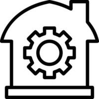 Gear setting symbol icon vector image. Illustration of the industrial wheel mechine mechanism design image