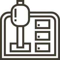 Gear setting symbol icon vector image. Illustration of the industrial wheel mechine mechanism design image