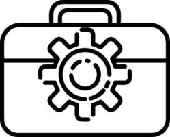 Gear setting symbol icon vector image. Illustration of the industrial wheel mechine mechanism design image