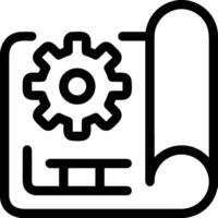 Gear setting symbol icon vector image. Illustration of the industrial wheel mechine mechanism design image