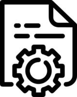 Gear setting symbol icon vector image. Illustration of the industrial wheel mechine mechanism design image