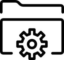 Gear setting symbol icon vector image. Illustration of the industrial wheel mechine mechanism design image