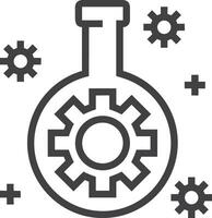 Gear setting symbol icon vector image. Illustration of the industrial wheel mechine mechanism design image