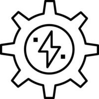 Gear setting symbol icon vector image. Illustration of the industrial wheel mechine mechanism design image