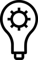 Gear setting symbol icon vector image. Illustration of the industrial wheel mechine mechanism design image
