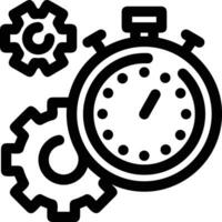 Gear setting symbol icon vector image. Illustration of the industrial wheel mechine mechanism design image