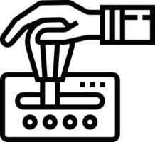 Gear setting symbol icon vector image. Illustration of the industrial wheel mechine mechanism design image