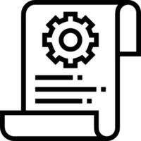 Gear setting symbol icon vector image. Illustration of the industrial wheel mechine mechanism design image