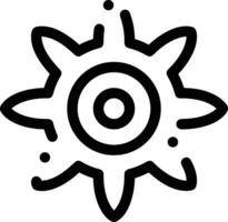 Gear setting symbol icon vector image. Illustration of the industrial wheel mechine mechanism design image