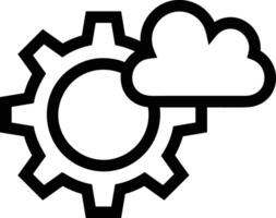 Gear setting symbol icon vector image. Illustration of the industrial wheel mechine mechanism design image