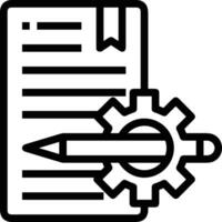 Gear setting symbol icon vector image. Illustration of the industrial wheel mechine mechanism design image
