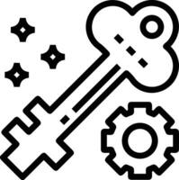 Gear setting symbol icon vector image. Illustration of the industrial wheel mechine mechanism design image