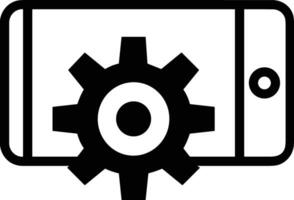 Gear setting symbol icon vector image. Illustration of the industrial wheel mechine mechanism design image