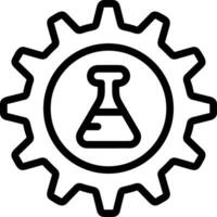 Gear setting symbol icon vector image. Illustration of the industrial wheel mechine mechanism design image
