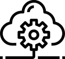 Gear setting symbol icon vector image. Illustration of the industrial wheel mechine mechanism design image