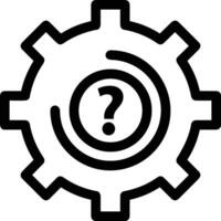 Gear setting symbol icon vector image. Illustration of the industrial wheel mechine mechanism design image