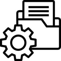 Gear setting symbol icon vector image. Illustration of the industrial wheel mechine mechanism design image