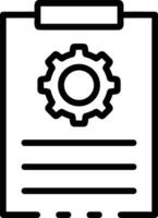 Gear setting symbol icon vector image. Illustration of the industrial wheel mechine mechanism design image