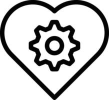 Gear setting symbol icon vector image. Illustration of the industrial wheel mechine mechanism design image