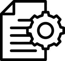 Gear setting symbol icon vector image. Illustration of the industrial wheel mechine mechanism design image