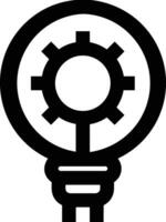 Gear setting symbol icon vector image. Illustration of the industrial wheel mechine mechanism design image