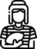 Gear setting symbol icon vector image. Illustration of the industrial wheel mechine mechanism design image