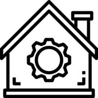 Gear setting symbol icon vector image. Illustration of the industrial wheel mechine mechanism design image