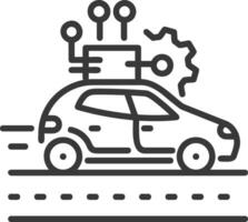 Gear setting symbol icon vector image. Illustration of the industrial wheel mechine mechanism design image