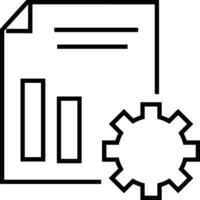 Gear setting symbol icon vector image. Illustration of the industrial wheel mechine mechanism design image