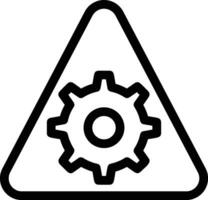 Gear setting symbol icon vector image. Illustration of the industrial wheel mechine mechanism design image