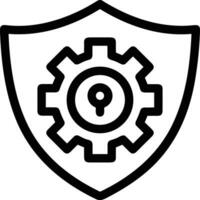 Gear setting symbol icon vector image. Illustration of the industrial wheel mechine mechanism design image