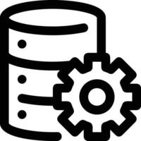 Gear setting symbol icon vector image. Illustration of the industrial wheel mechine mechanism design image