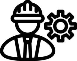 Gear setting symbol icon vector image. Illustration of the industrial wheel mechine mechanism design image