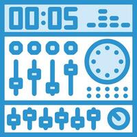 Gear setting symbol icon vector image. Illustration of the industrial wheel mechine mechanism design image