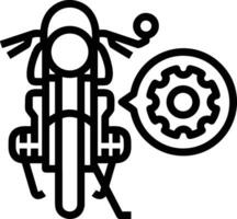 Gear setting symbol icon vector image. Illustration of the industrial wheel mechine mechanism design image