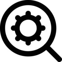 Gear setting symbol icon vector image. Illustration of the industrial wheel mechine mechanism design image